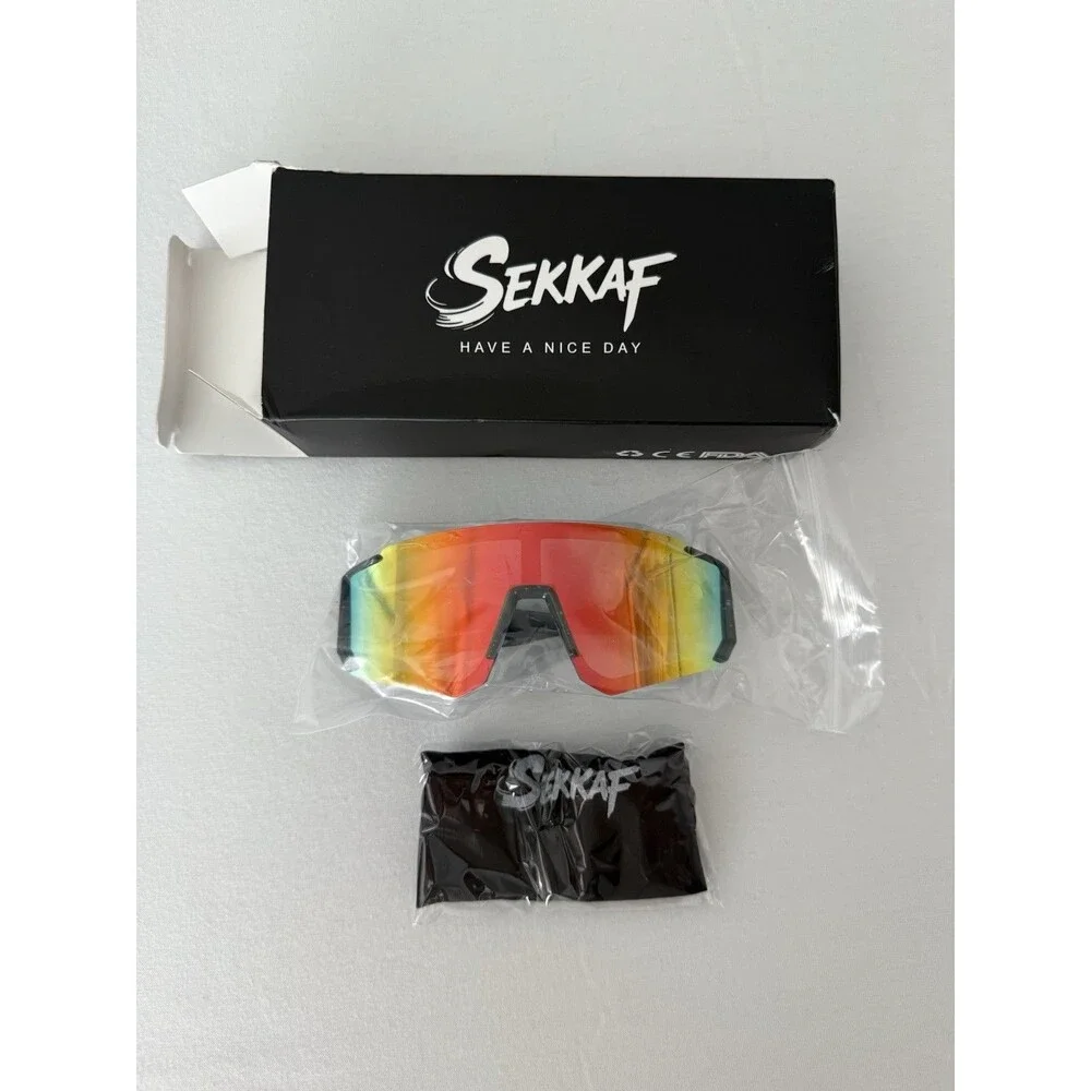 SEKKAF Youth Baseball Sunglasses Unisex Kids Sports Sunglasses New In Box